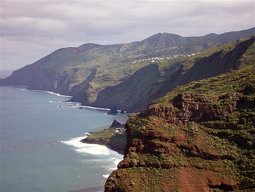 Nordkueste bei El Tablado auf La Palma